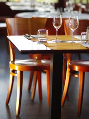 table in restaurant