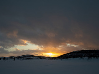 Landschaft in Troms og Finnmark, Alta, Norwegen