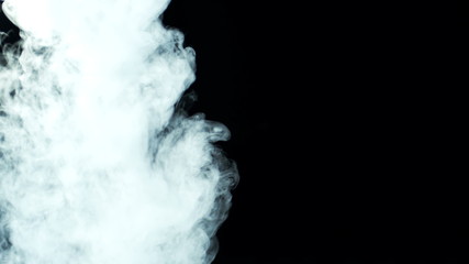 Smoke on black background realistic fog photo for different projects! Very beautiful backdrop wallpaper texture banner background still.
