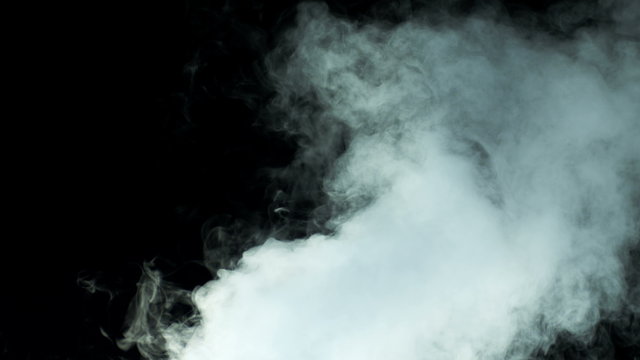Smoke on black background realistic fog photo for different projects! Very beautiful backdrop wallpaper texture banner background still.