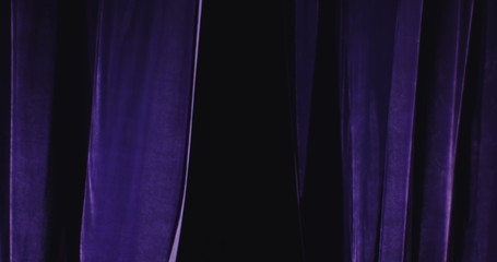 Real Velvet Cloth Stage silk Curtain. Curtain For theater, opera, show, stage scenes. Real...