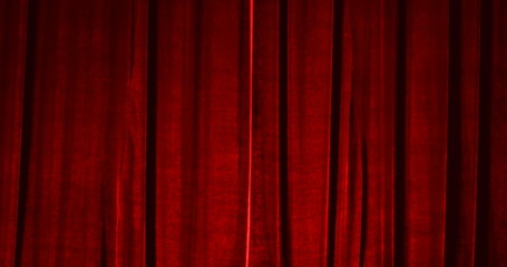 Real Velvet Cloth Stage silk Curtain. Curtain For theater, opera, show, stage scenes. Real...