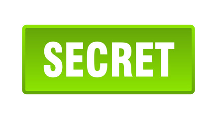 secret button. secret square green push button
