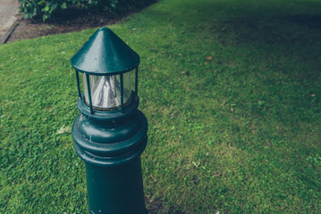 lamp on the wall
