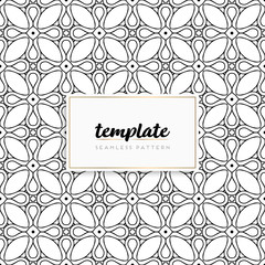 Background mandala seamless pattern vector