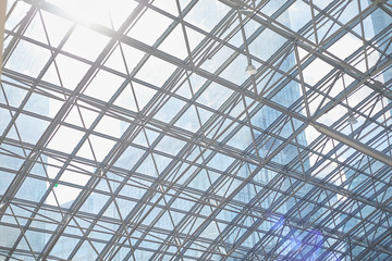 texture roof business center construction