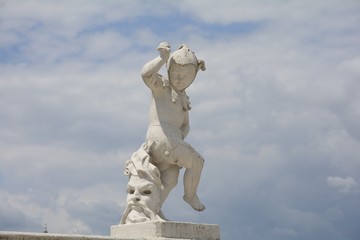 Belvedere Palace complex in Vienna. Austria. Located in Landstrasse, the third district of the...