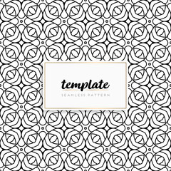 Background mandala seamless pattern vector