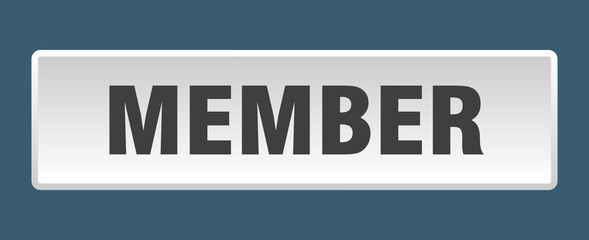 member button. member square white push button