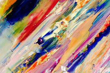 Colorful abstract background wallpaper. Modern motif visual art.  Mixtures of oil paint. Trendy...
