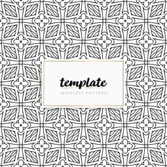 Background mandala seamless pattern vector