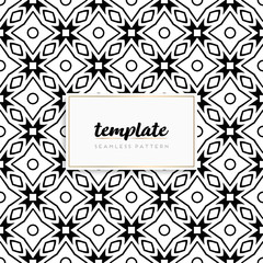 Background mandala seamless pattern vector