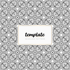 Background mandala seamless pattern vector