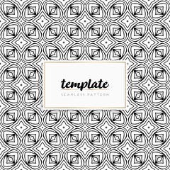 Background mandala seamless pattern vector