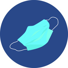 Medical mask vector illustration 