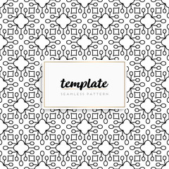 Background mandala seamless pattern vector