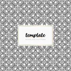 Background mandala seamless pattern vector