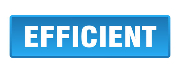 efficient button. efficient square blue push button