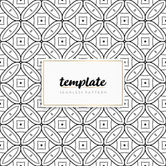 Background mandala seamless pattern vector