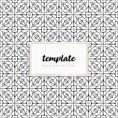 Background mandala seamless pattern vector