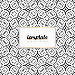 Background mandala seamless pattern vector