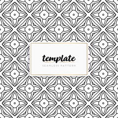 Background mandala seamless pattern vector