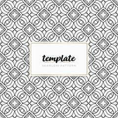 Background mandala seamless pattern vector