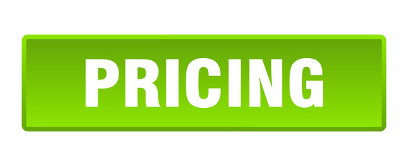 pricing button. pricing square green push button