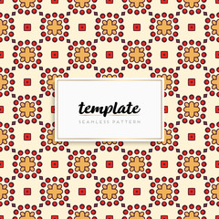 Background mandala seamless pattern vector