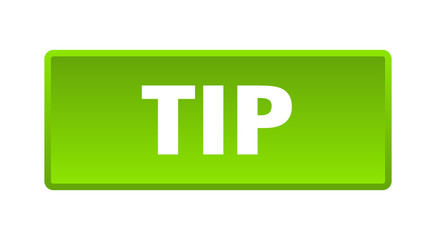 tip button. tip square green push button
