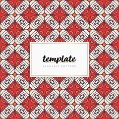 Background mandala seamless pattern vector