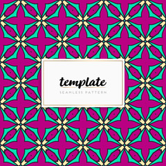 Background mandala seamless pattern vector