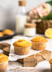 cupcakes on the table