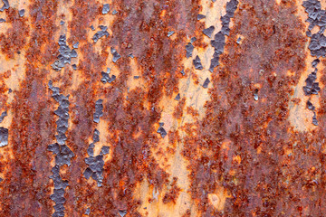 Rusty metal texture, background. Old dry paint texture.