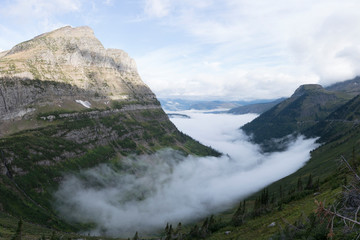 Fototapeta na wymiar Glacier National Park - Clouds