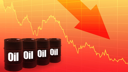 A sharp decline in crude oil production. The global fuel market is falling. Fuel crisis. The...