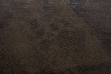 The texture of the old brown leather. Brown leather texture background