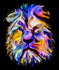 Lion of Color Paint