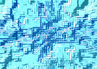 Abstrack pattern modern blue wallpaper background