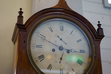 Retro antique Roman numeral clock