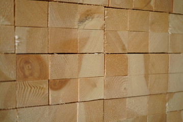 Timber department in Home center