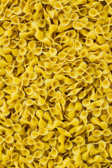 Traditional Turkish Dry Bow Tie Pasta,Macaroni Background,top view