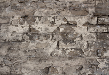 peeling brick wall, vintage background