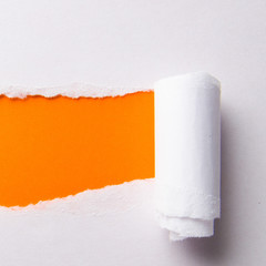 Torn paper with blank space for your message