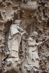 Cristian Sants in Sagrada Familia.
