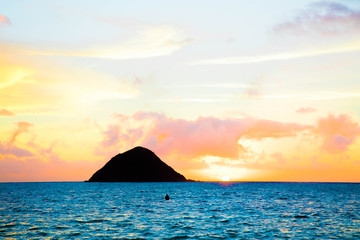 Naklejka na ściany i meble Hawaii Island Sunrise