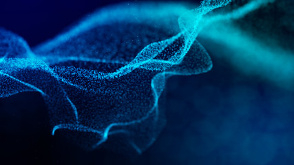 Lights blue background. Abstract creative wallpaper