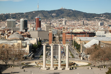 The Four Columns in Barcelona.