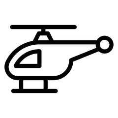 Chopper, Helicopter icon. Aircraft, air transport symbol. Flying vehicle sign.