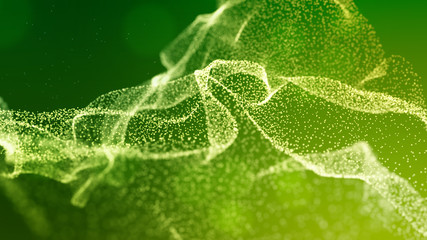 Lights green background. Abstract summer creative wallpaper